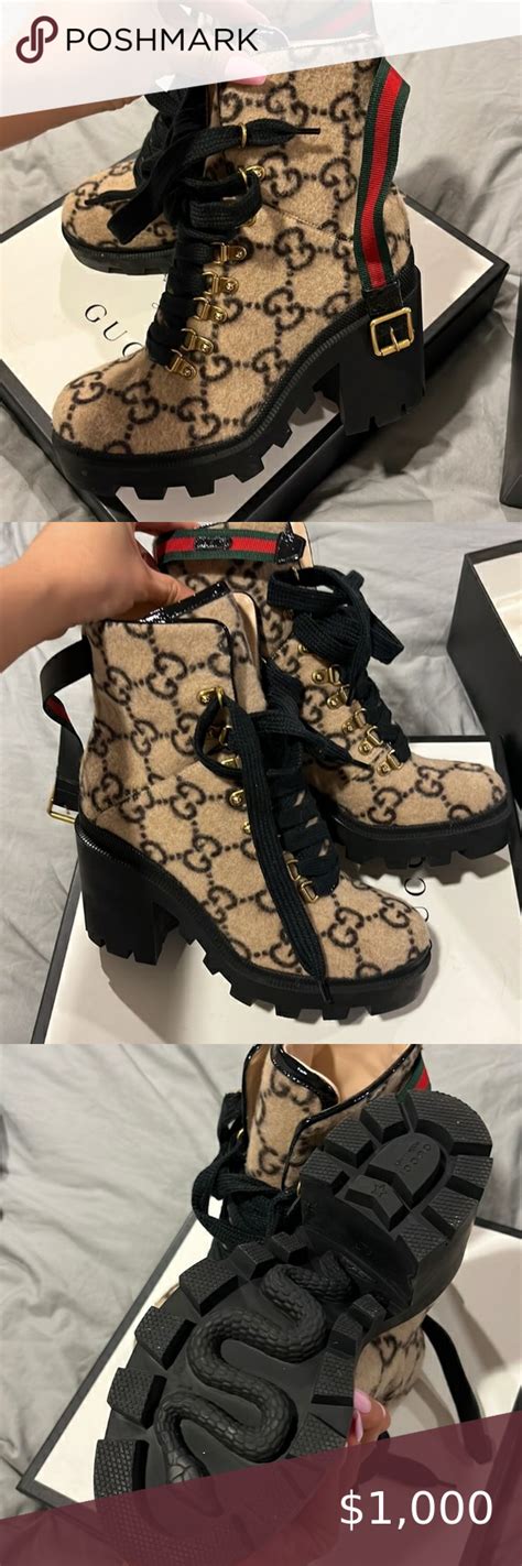 gucci boots with snake on bottom dupe